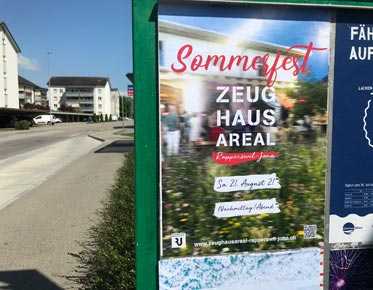 Plakat Sommerfest Zeughausareal