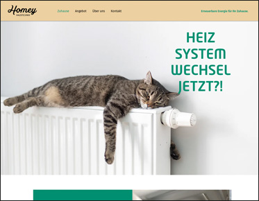 Homepage Homey Haustechnik GmbH